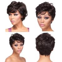 Curly Human Hair Wigs For Black Women Natural Color Black For Women Wigs T8P3