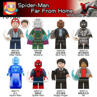 Tstart Peter Parker สไปเดอร์แมน MJ ลึกลับมนุษย์น้ำบล็อกตัวต่อ Kids Toys WM6062