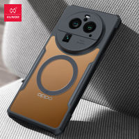 Xundd Case For OPPO Find X6 Pro Find X6 Magnetic Case,ถุงลมนิรภัยกันกระแทก Bumper Shell, Protection Magnetic Holder Back Cover