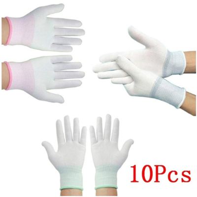 ◄▧ 5pair Antistatic Gloves Anti Static ESD Electronic Working Gloves pu coated palm coated finger PC Antiskid for Finger Protection