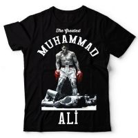 2023 newmuhammad Ali เสื้อยืดผู้ชายที่ยิ่งใหญ่ที่สุดออกกำลังกายแขนสั้นพิมพ์เสื้อยืดด้านบน