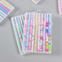 20 Pcs Pen (2 Box) Colors Office Stationery Creative Gel Pen Set Ten Sticks Cute Signature Pen Cute Stationary for School