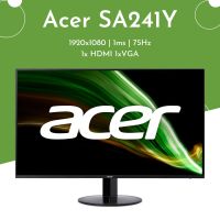 จอมอนิเตอร์ Monitor Acer LED 23.8” SA241YAbi 75Hz (VA, VGA, HDMI)