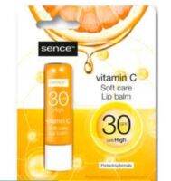 ลิปบาล์ม​ Sence Sun Care Lip Balm วิตามินซี 30SPF ขนาด 4.3g จาก สหราช​อาณาจักร​