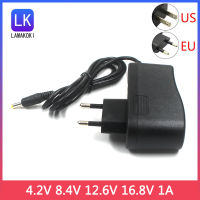 4.2V 1A 8.4V 1A 12.6V 1A 16.8V 1A โพลิเมอร์คุณภาพสูง Charger Power Adapter IC DC3 5มม. * 1.35มม.