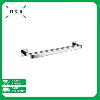 NTS Double Towel Bar ราวและที่แขวนผ้าขนหนู ขนาด 24 นิ้ว ขอบมุมโค้งมน  ราวแขวนสแตนเลส Satin finished Crux Series รุ่น BH-CRS02