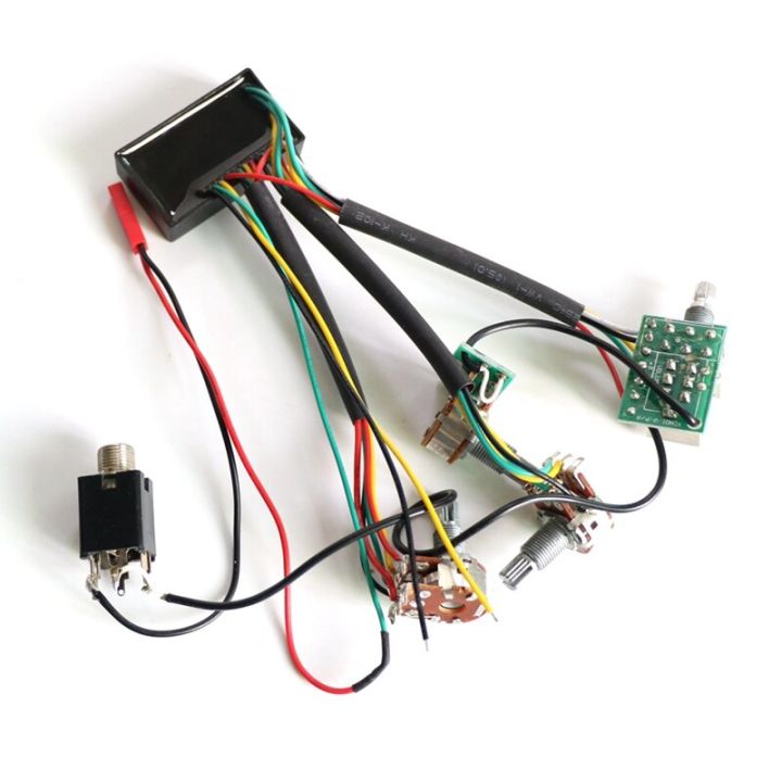 วงจรพรีแอมป์กีตาร์โปร่ง-eq-2แบนด์ของ-donlis-สำหรับวงจรขยายสัญญาณพาสทีฟพร้อมหม้ออแบบดึงพุช