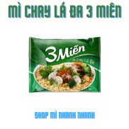 Thùng 30 gói Mì Chay Lá Đa hiệu 3 Miền 65 gr x 30 gói