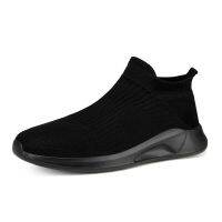 Mens Casual Running Shoes Light Comfort Casual Sport Mesh Sneakers Work Gym Slip on Tennis Walking Cross Trainer