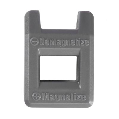 Screwdriver Magnetizer Degaussing Demagnetizer Magnetic Practical Pick Up Tool Color:Gray