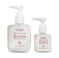 #Cruset #Silky #Hair #Coat #Keratin 85ml. เซรั่มเคลือบฟื้นบำรุงเส้นผม ผสมเคอราติน เพื่อดูแลเส้นผมแห้งเสีย แตกปลาย