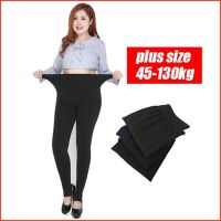 Plus Size Women Uni Fashion Opaque Legging Tights Stirrup Pants Fitness Sport Seluar Ketat