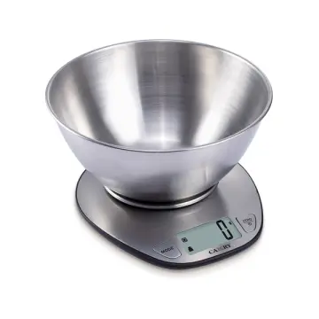 Camry Digital Kitchen Scale Food Scale Mixing Bowl 2.15l With Room  Temperature And Timer Backlight Lcd Display, Stainless Steel - Baking &  Pastry Tools - AliExpress