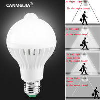 E27หลอดไฟ Led พร้อมเซ็นเซอร์ตรวจจับการเคลื่อนไหว220V 110V PIR หลอดไฟสมาร์ทโคมไฟไฟส่องกลางคืนสำหรับเด็ก Ampoule Bombillas 5W 7W 9บ้าน