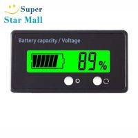 Supermall 12V 24V 36V 48V Gy-6s แบตเตอรี่ตัวบอกความจุเครื่องวัดแรงดันไฟฟ้าพร้อมหน้าจอ Lcd สีเขียว Backlight ดิจิตอลสำหรับแบตเตอรี่ลิเธียมแบตเตอรี่ตะกั่ว-กรด