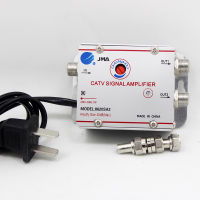 2 Way 1 in 2 out CA Cable Antennas Signal Amplifier AMP Antenna Signal Booster Splitter Home Equipments 45Mhz to 860MHz