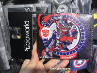 Transformer-S 2ช่องเสียบการ์ด2ช่อง,กระเป๋าสตางค์ผู้หญิงอนิเมะ PU ช่องใส่อัลบั้มรูป1ช่องมีซิป1ช่อง Dompet Koin