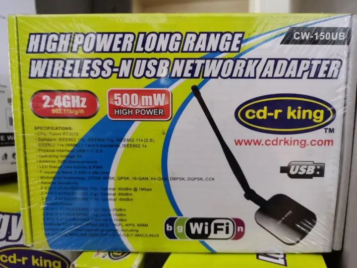 Cdr King High Power Long Range WirelessN USB network Adapter Lazada PH