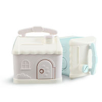 Cute Little House Piggy Banks  My First Money Bank with Key Switch  Unbreakable Real Money &amp; Coin Bank for Girls and Boys  Medium Size Piggy Banks