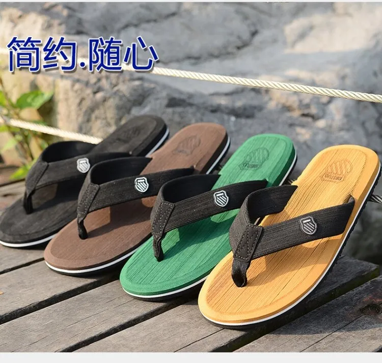 branded flip flops