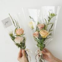 10PCS Flower packaging transparent bag Waterproof bouquet packaging bag