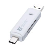 ﹉❄✤ FB OTG 9 Reader Type C USB Micro USB interface Card Reader 3 in 1 for Micro SD SDXC MMC Multi Function