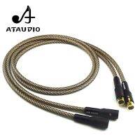 One Pair Silver-plated Hifi 2 XLR Cable Hi-end XLR Male to XLR Female Cable With Gold-plated XLR Connector