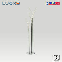 LUCKY เสาแขวนสูท OLUS รุ่น OL-03180 ที่แขวนเสื้อ Coat rack ที่แขวนหมวก ที่แขวนเอนกประสงค์ เสาเหล็ก สยามสตีล