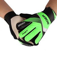 Children Goalkeeper Gloves Kids Sports Soccer Football Gloves Wearable Anti-Slip Gloves Full Finger Double Protect