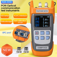 COMPTYCO AUA-330U มือถือ PON เครื่องวัดพลังงานแสง PON การตรวจจับเครือข่ายการทดสอบออนไลน์ PON พอร์ตแสง UPC พลังงาน