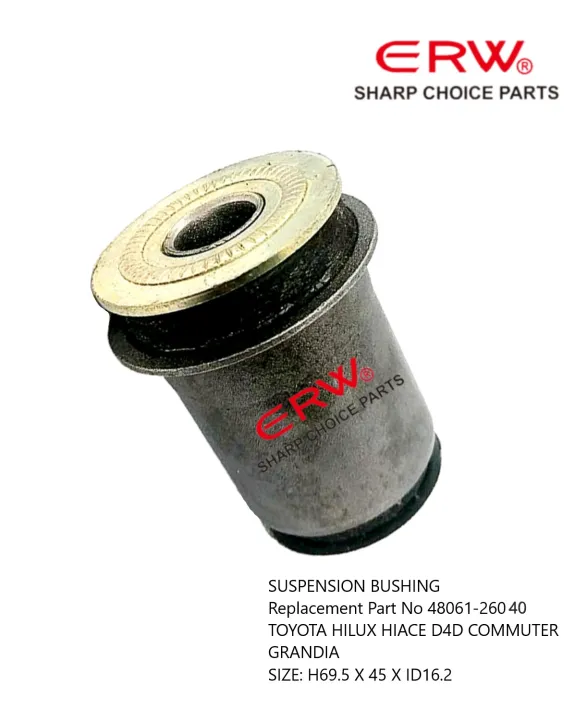 SUSPENSION ARM BUSHING REPLACEMENT PART NO ( 4806126040 ) [NP] TOYOTA