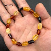 Yoowei Wholesale Price 100 Real Amber Bracelet for Women Genuine Original Beads Natural Stones Baltic Amber Jewelry Wholesale