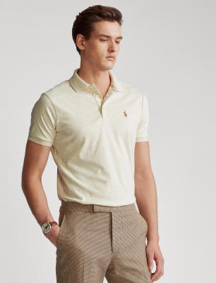 Polo Ralph Lauren เสื้อโปโลผู้ชาย รุ่น MNPOKNI1N821088 สี 020(GREY)