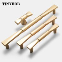 Golden Matt Candy-shaped Handle Modern And Simple Zinc Alloy Handle And Knob Bow-knot Small Handle Elegant Cabinet Hardware Door Hardware