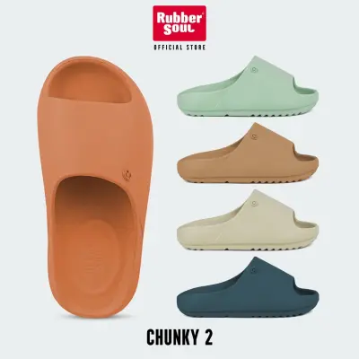 Rubber Soul รองเท้าแตะแบบสวมรองเท้าหน้าฝนรุ่น CHUNKY-2 เท็กเจอร์