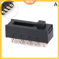 Aleaty? 1PC 8A 250VAC 4ตำแหน่ง10 pins SS-24-2 hot and Cold Air cylinder สลับสำหรับ Philips hair dryer Connector อุปกรณ์เสริมสำหรับร้านทำผม