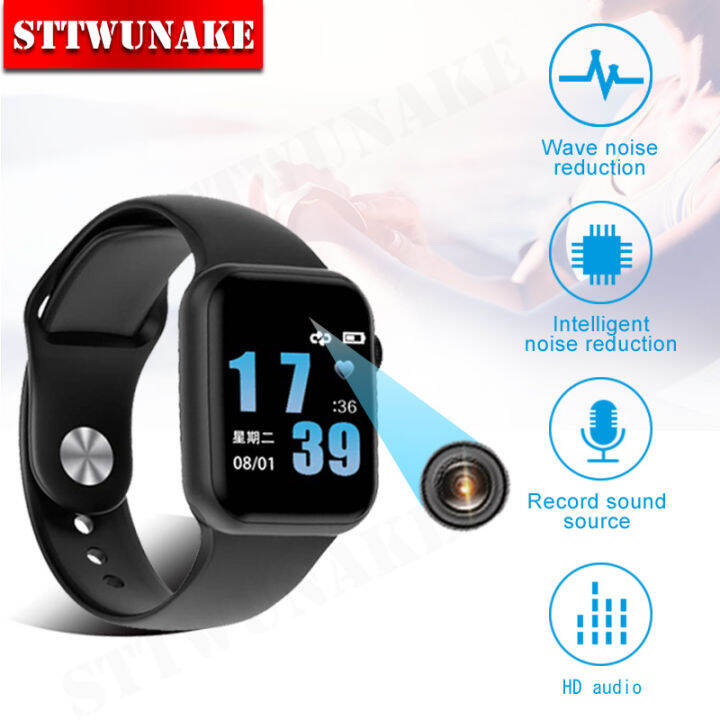 STTWUNAKE Mini Camera Watch Spy 1080P HD DV Hidden Bodycam Digital