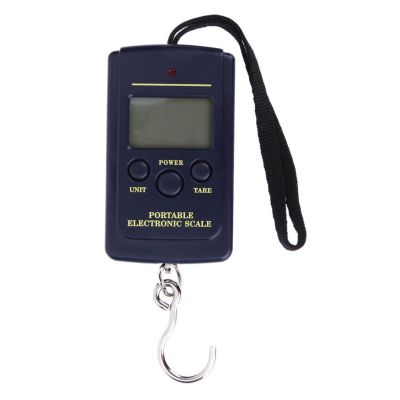 40kg/10g Electronic Hanging Scale LED Back Light Digital Pocket Hook Scale Portable Fishing Luggage Weight Hook Scale Tools Luggage Scales