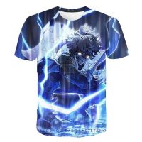 2023New Japanese Anime T-shirt Punk Rock Summer Men Funny 3d Printed Tshirt Casual O-neck Short Sleeve XXS-6XL