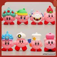 SHIWEI732880294 ร้อน น่ารัก การ์ตูน ของเล่นแอ็คชั่นพีวีซี รูป Kirby Anime เกมอนิเมะ