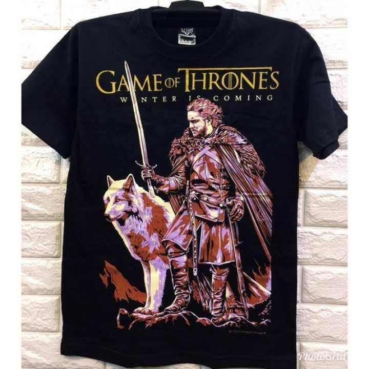 Game of Thrones Black Shirt Lazada PH