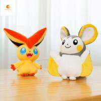 OPHOKJK Tepig victini ของขวัญคริสต์มาส ตกแต่งบ้าน หมอนนุ่ม หมอนตุ๊กตา ของเล่นเด็ก มาพร้อมกับตุ๊กตา Victini ของเล่นยัดไส้ ของเล่นตุ๊กตา deerling เบาะรองนอน