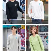 U-HOME เสื้อแขนยาวคอกลม มาใหม่ สุดฮิต  ผ้าดีผ้านุ่มใส่สบาย ใส่ได้ทั้งผู้ชายผู้หญิง สไตล์เกาหลี2021