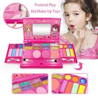 Kids Makeup Set Beauty Fashion Cosmetics Princess Play Child Girls 8 And 10 Years Non-Toxic Make Up Games Varnish Suitcase Toys