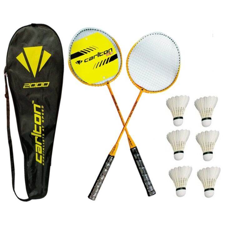 Badminton Sets and Full Cover Bag with Free Feather Shuttlecock