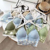 6 Colors New Crochet Top Knitted Swimwear Beach Wear Outfit With