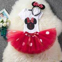 【Ladies shop】 Mickey1-2งานเลี้ยงวันเกิดชุดเดรส UpCostume จุดตู BabyClothing สำหรับเด็กทารกสวมใส่