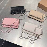 ZADIG Crossbody Bags For Women Shoulder Bag Designer Wing Decoration 2 Chains Straps Pink Color Flap Zipper Sacàbandoulière