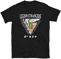 Legion Etrangere 2 Rep Paratrooper ฝรั่งเศส Regiment เสื้อยืดฤดูร้อนผ้าฝ้ายผู้ชาย T เสื้อขนาดใหญ่เสื้อ Harajuku Streetwear S-5XL