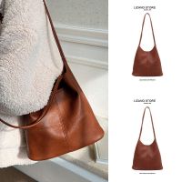 High-end sense ins niche design large bag women 2023 new retro large-capacity one-shoulder bucket bag 【BYUE】